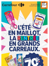  Catalogue L'ÉTÉ EN MAILLOT, LA RENTRÉE EN GRANDS CARREAUX. des dernières annonces
