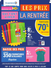 E. Leclerc des dernières annonces