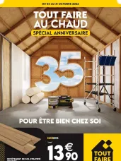  Catalogue TOUT FAIRE AU CHAUD des dernières annonces