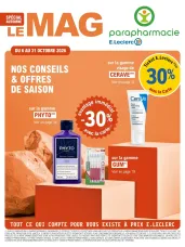  Catalogue Parapharmacie d'automne des dernières annonces