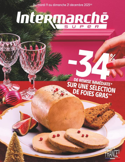 -34% DE REMISE IMMÉDIATE SUR UNE SÉLECTION DE FOIES GRAS des dernières annonces