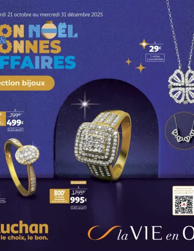 Bon Noël et bonnes affaires de la boutique Auchan valable du 21/10/2025 des dernières annonces