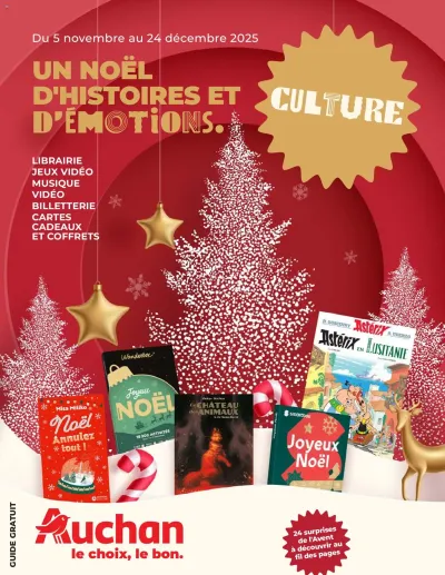 Un Noël d'histoires et d'émotions de la boutique Auchan valable du 05/11/2025 des dernières annonces