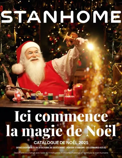 Catalogue de Noël 2025 de la boutique Stanhome valable du 20/10/2025 des dernières annonces