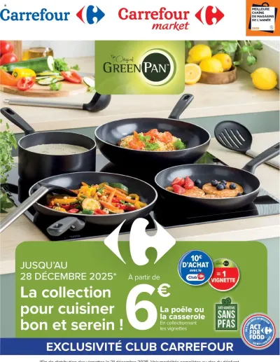 Catalogue Green Pan de la boutique Carrefour Market valable du 15/09/2025 des dernières annonces