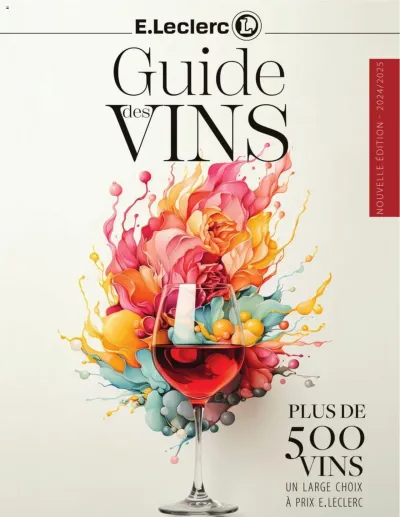 Guide Vins de la boutique E.Leclerc valable du 01/02/2024 des dernières annonces