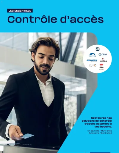 Brochure Contrôle d'accès de la boutique Rexel valable du 06/11/2025 des dernières annonces