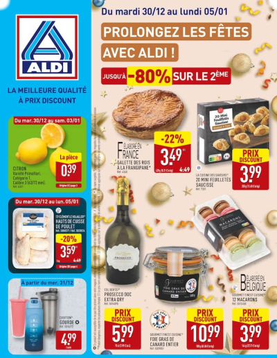 PROLONGEZ LES FÊTES AVEC ALDI ! des dernières annonces