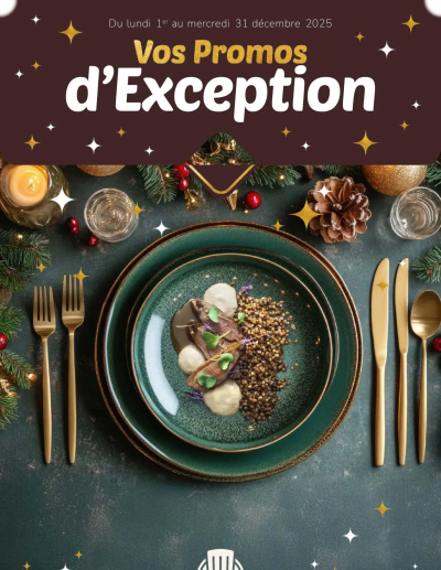  Catalogue Brochure Vos Promos d'Exception de la boutique Promocash valable du 01/12/2025 des dernières annonces