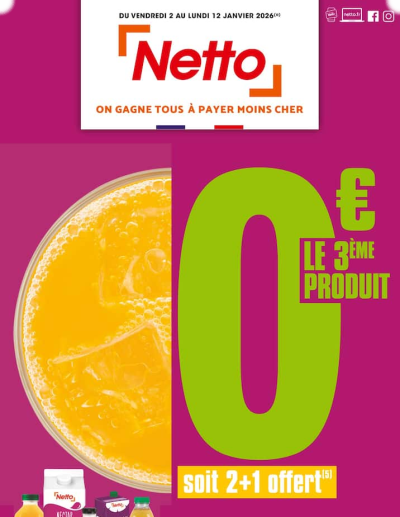 Netto des dernières annonces