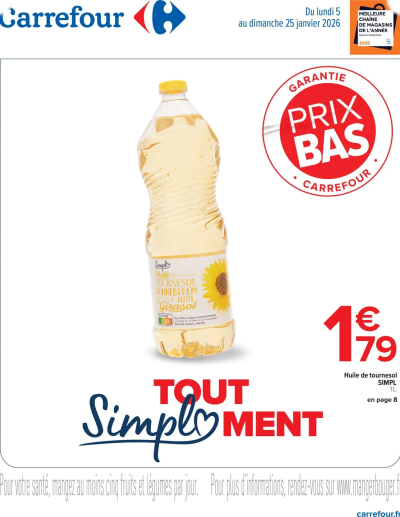 Tout simplement de la boutique Carrefour valable du 05/01/2026 des dernières annonces