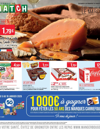 Supermarché match | Meaux de la boutique Match Supermarché valable du 06/01/2026 des dernières annonces