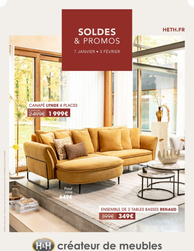 Soldes de la boutique H&H valable du 07/01/2026 des dernières annonces