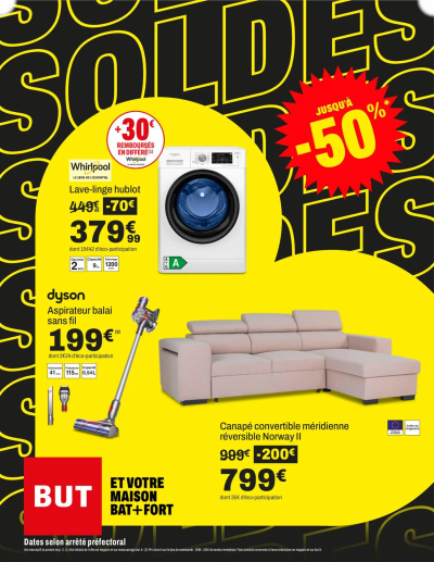 Soldes de la boutique But valable du 06/01/2026 des dernières annonces