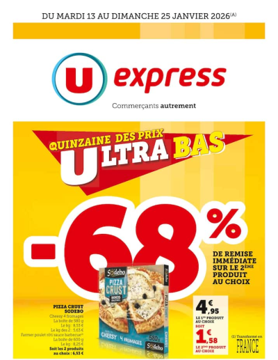 U Express des dernières annonces