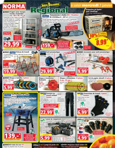  Catalogue Catalogue de la boutique Norma valable du 07/01/2025 des dernières annonces