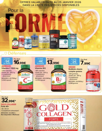 Catalogue Forme de la boutique Costco valable du 13/01/2026 des dernières annonces