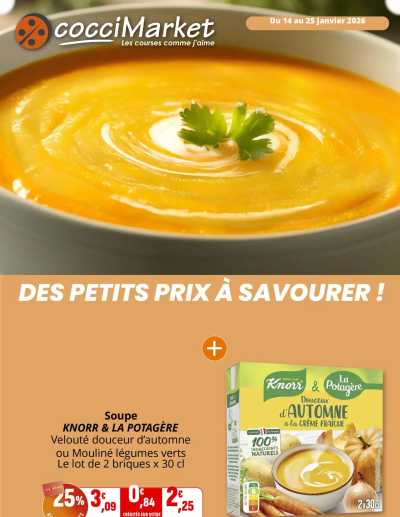 Market de la boutique Coccinelle valable du 14/01/2026 des dernières annonces