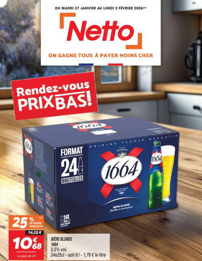 Catalogue de la boutique Netto valable du 27/01/2026 des dernières annonces