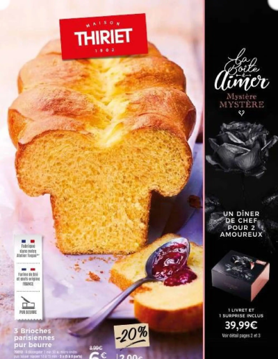 Catalogue livraison à domicile de la boutique Thiriet valable du 31/01/2026 des dernières annonces
