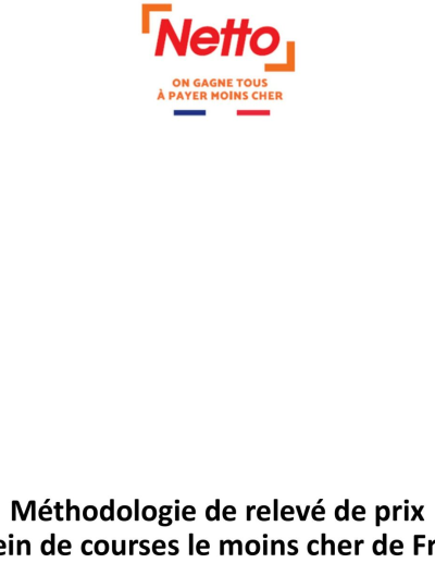 Netto des dernières annonces