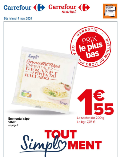 Carrefour Market des dernières annonces