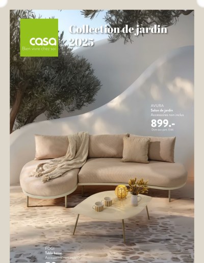  Catalogue CASA des dernières annonces