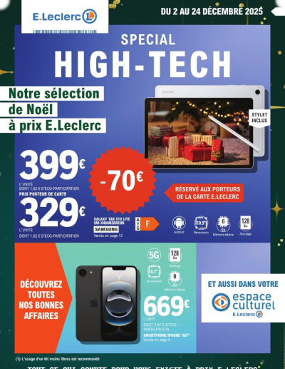 E. Leclerc des dernières annonces