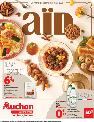 Catalogue Auchan - Aïd supers de la boutique Auchan valable du 03/03/2026 des dernières annonces