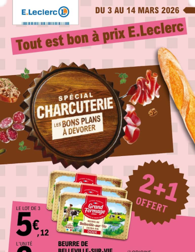 Tout est bon à prix E.Leclerc des dernières annonces