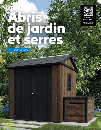  Catalogue Abri de jardin et serres de la boutique Castorama valable du 26/02/2026 des dernières annonces