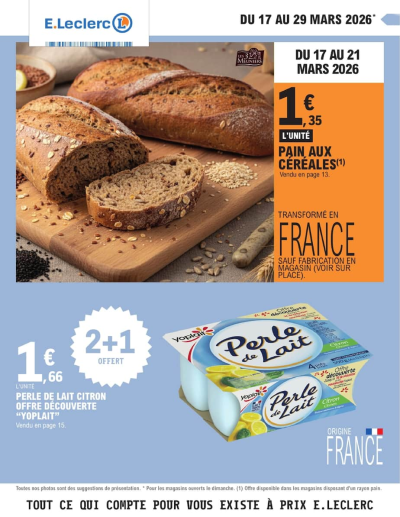 TOUT CE QUI COMPTE POUR VOUS EXISTE À PRIX E.LECLERC