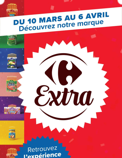 Carrefour Market Découvrez la marque carrefour extra de la boutique Carrefour Market valable du 10/03/2026 des dernières annonces