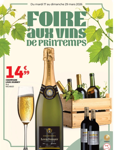 Auchan Foire aux vins hypers de la boutique Auchan valable du 17/03/2026 des dernières annonces