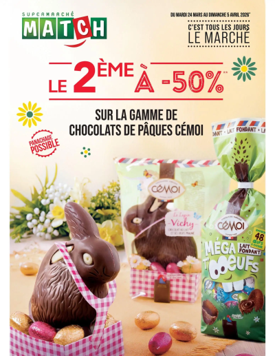 Match Supermarché catalogue | Meaux de la boutique Match Supermarché valable du 24/03/2026 des dernières annonces