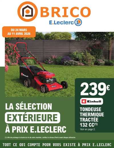 Brico E.Leclerc - trafic brico 4 de la boutique Brico E.Leclerc valable du 24/03/2026 des dernières annonces