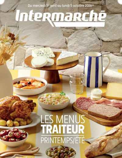 Intermarché - Les menus traiteur printemps/été de la boutique Intermarché valable du 01/04/2026 des dernières annonces