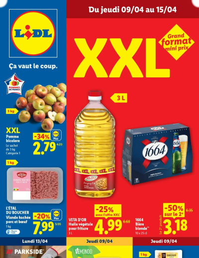 LIDL catalogue de la semaine 15 de la boutique LIDL valable du 09/04/2026 des dernières annonces