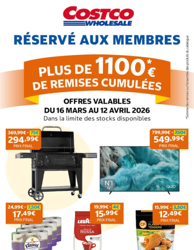 PLUS DE 1100*€ DE REMISES CUMULÉES des dernières annonces
