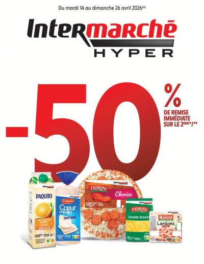 -50% DE REMISE IMMÉDIATE SUR LE 2ÈME