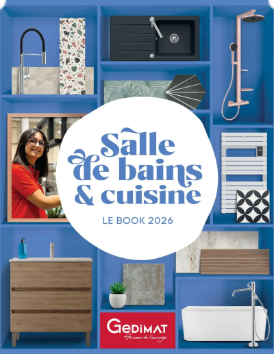  Catalogue Gedimat Salle de bains & Cuisine de la boutique Gedimat valable du 01/04/2026 des dernières annonces