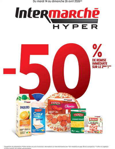 Intermarché - Découvrez nos offres de la semaine de la boutique Intermarché valable du 14/04/2026 des dernières annonces