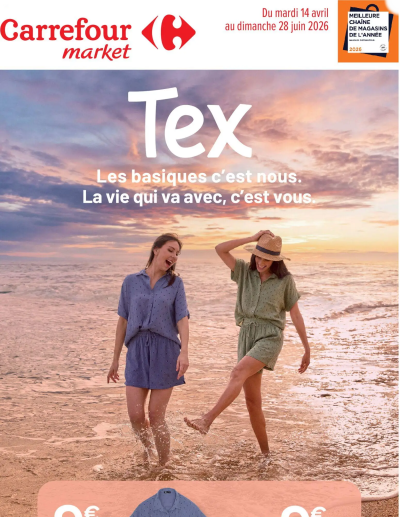 Carrefour Market Tex de la boutique Carrefour Market valable du 14/04/2026 des dernières annonces