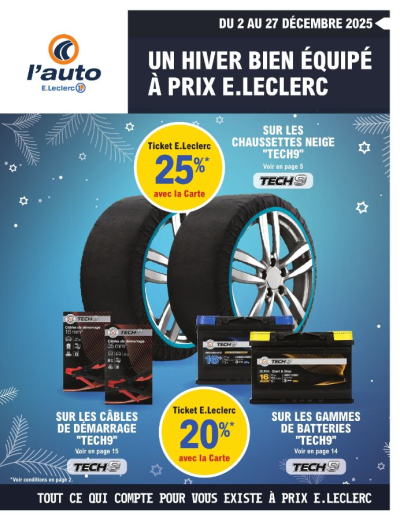 E. Leclerc des dernières annonces