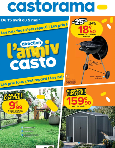 Castorama Les prix fous c'est reparti de la boutique Castorama valable du 15/04/2026 des dernières annonces