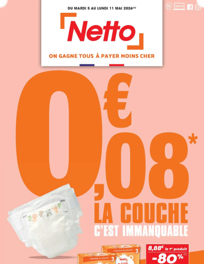 Netto - c'est immanquable de la boutique Netto valable du 05/05/2026 des dernières annonces