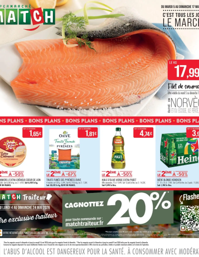 Match Supermarché C'est tous les jours le marché | Meaux de la boutique Match Supermarché valable du 05/05/2026 des dernières annonces
