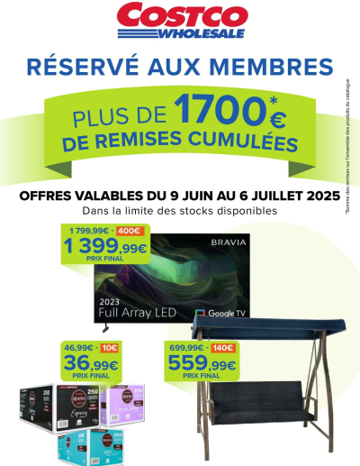Costco des dernières annonces