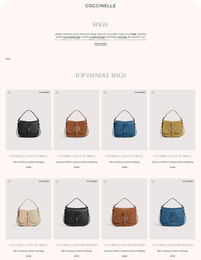 Coccinelle des dernières annonces