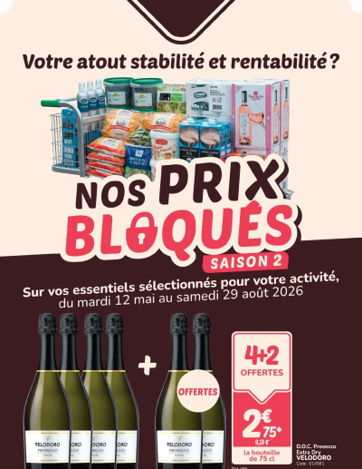  Catalogue Promocash Nos prix bloqués de la boutique Promocash valable du 12/05/2026 des dernières annonces
